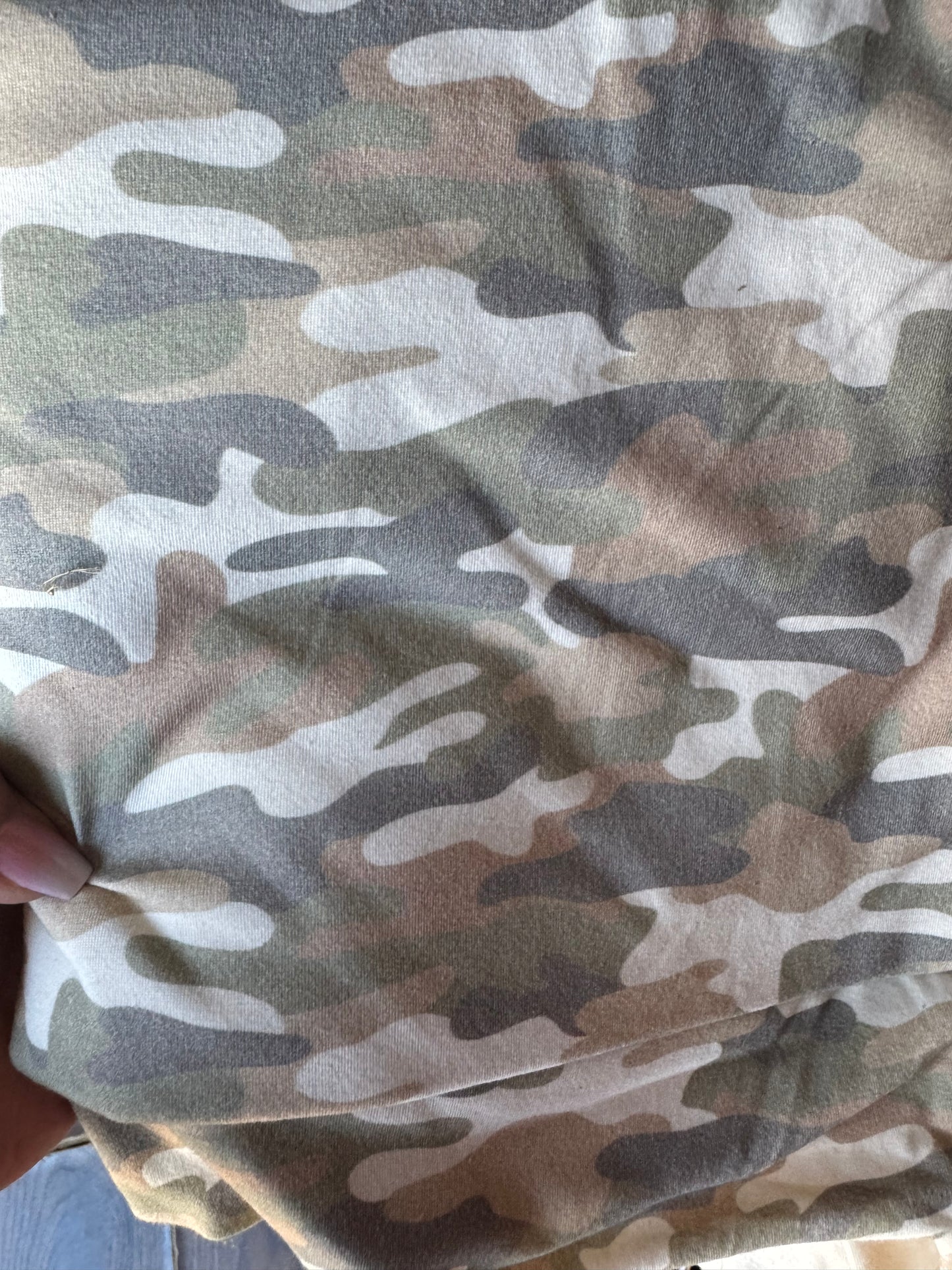 Fabric - organic cotton camo