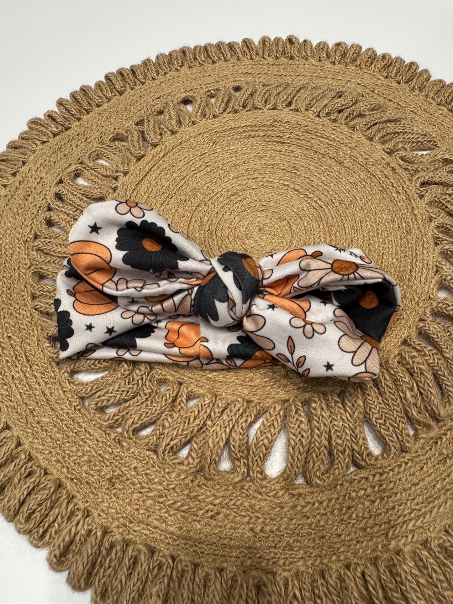 RTS- baby knotted headband 0-12mo