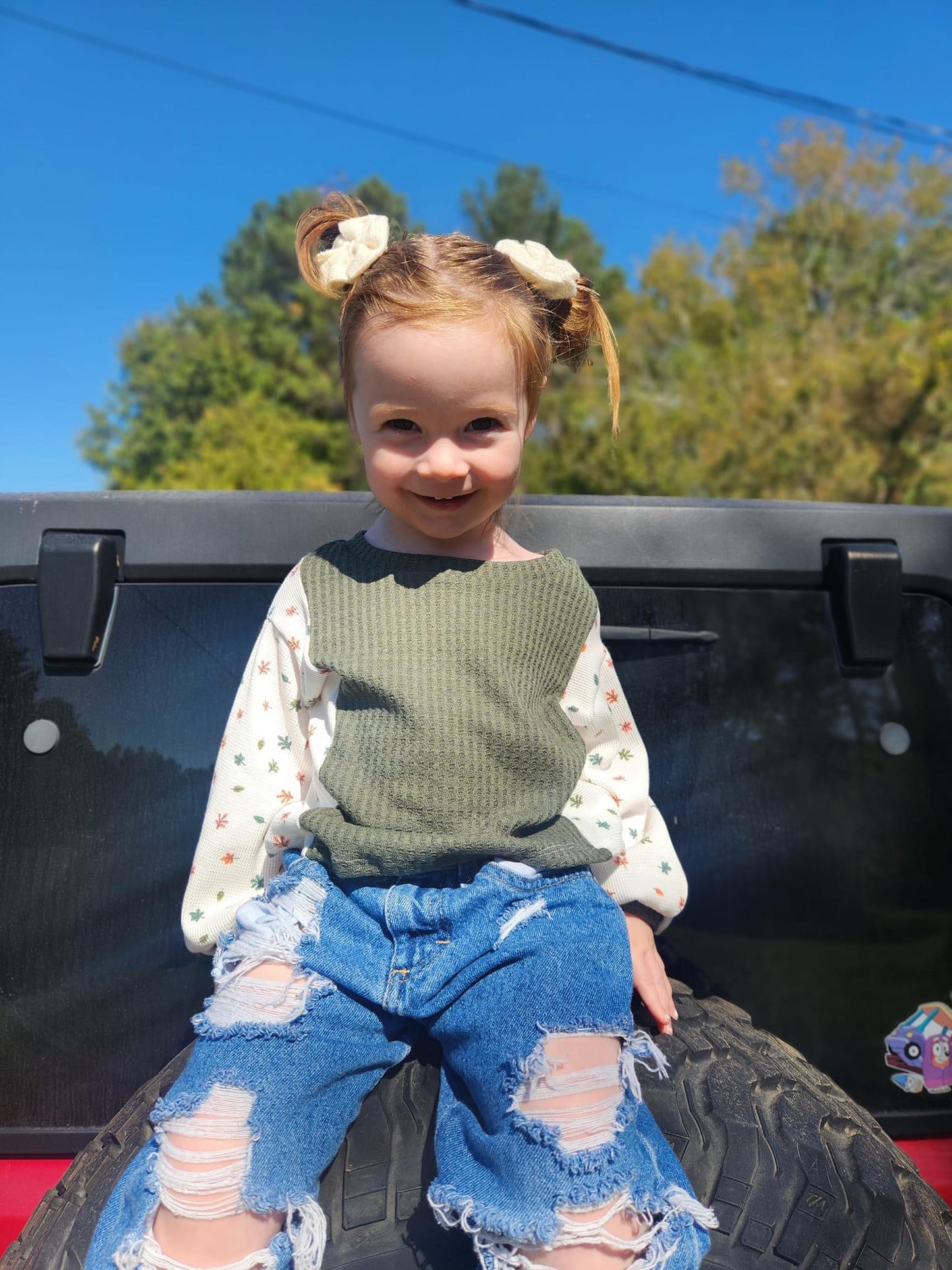 Fabric - Autumn Waffle Knit