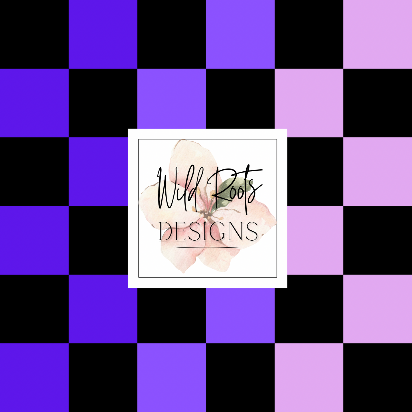 Purple Gradient Checkers