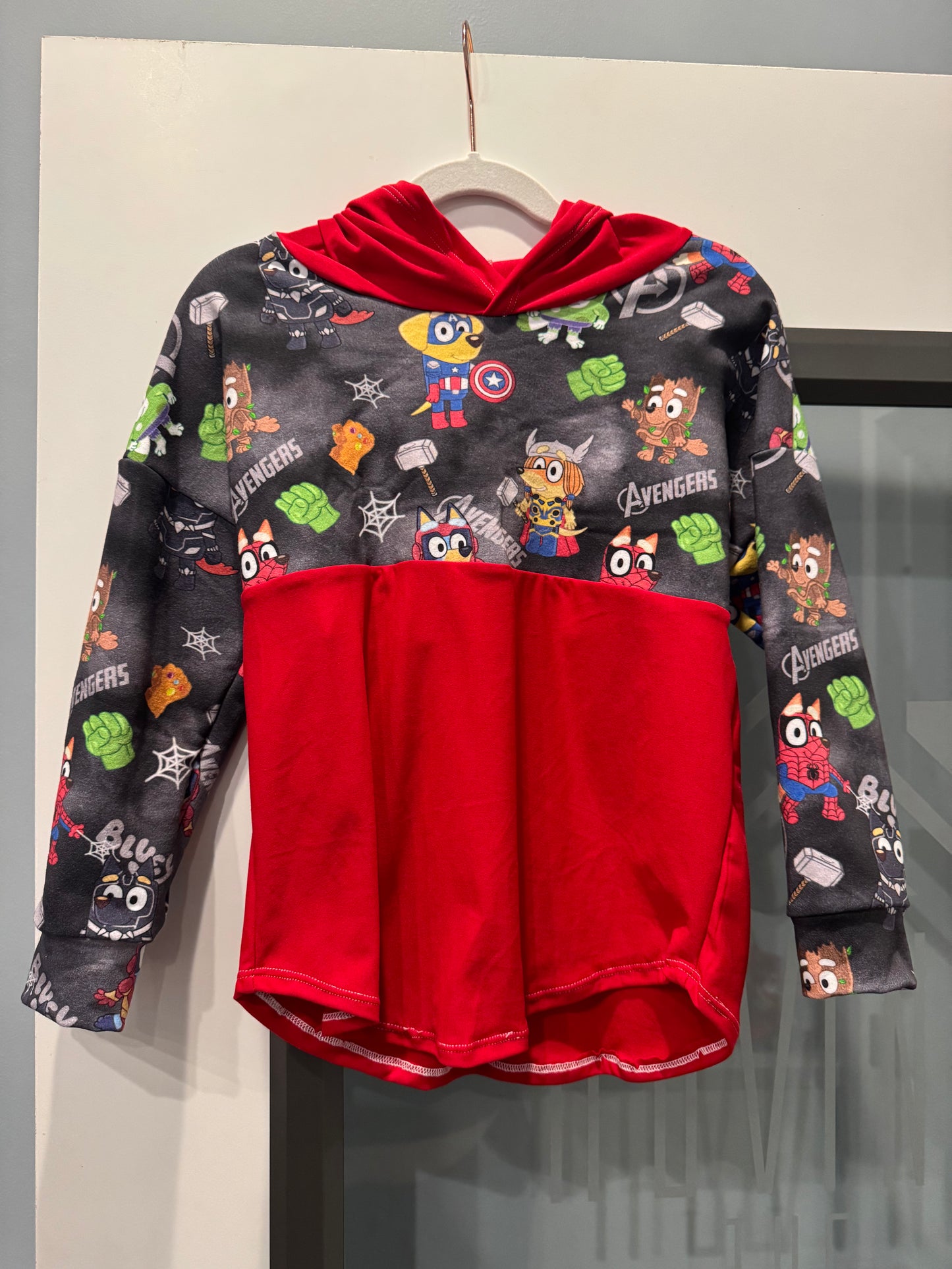 RTS - super hero dogs Leighvi Long Sleeve