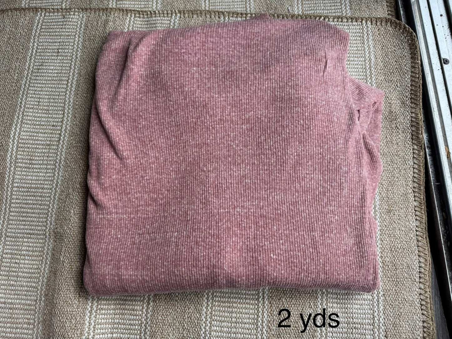 Fabric - heathered red