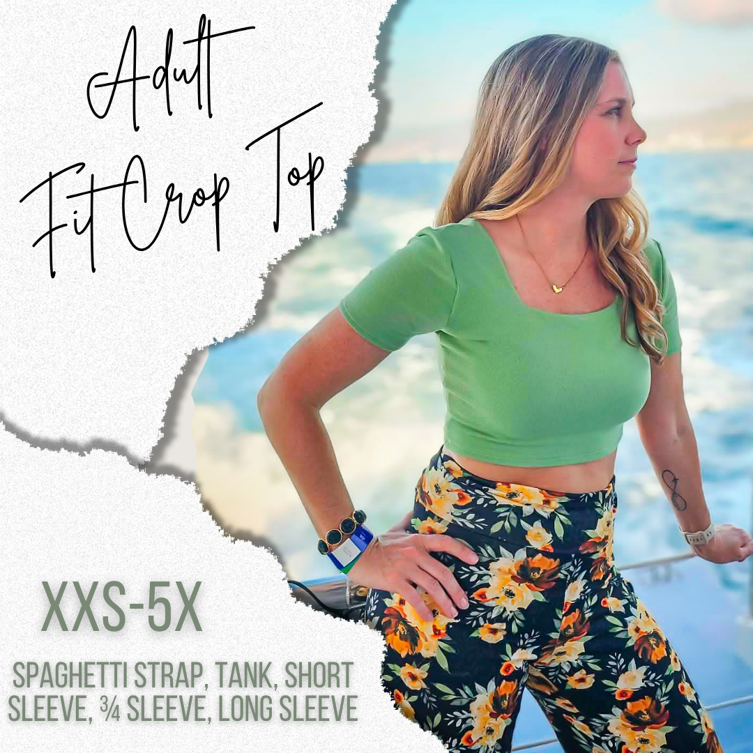 Adult Fit Crop Top