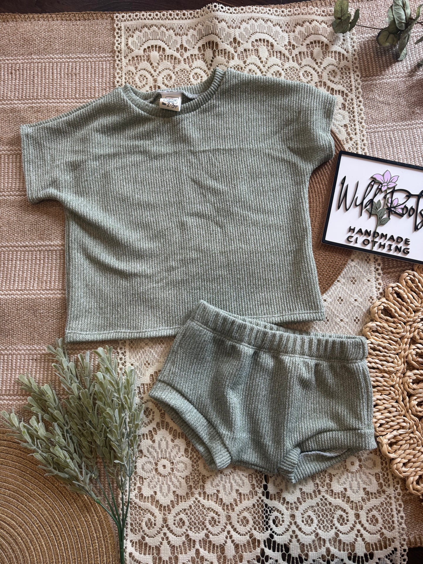 RTS boxy tee set 2-3yr