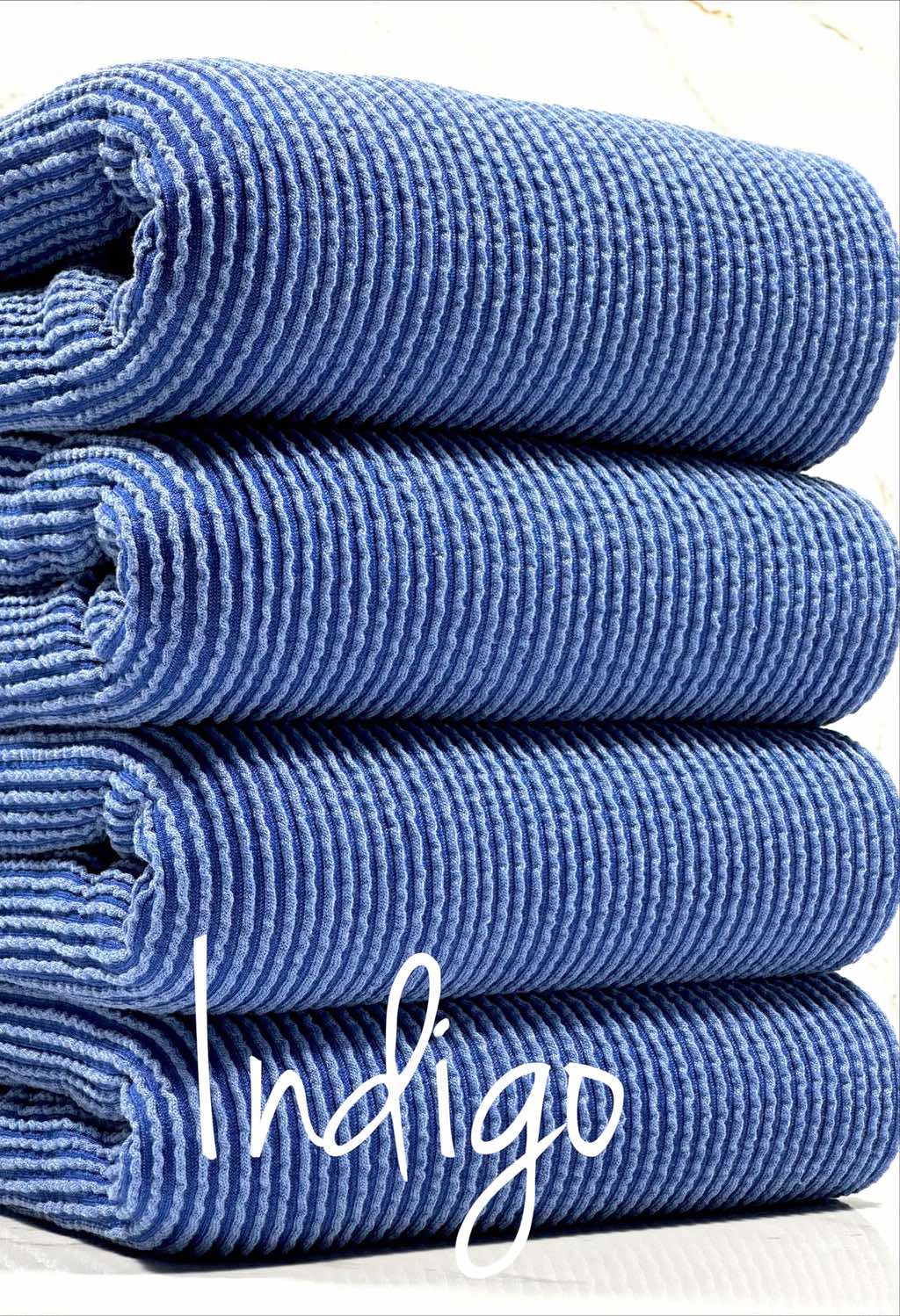 Fabric Indigo Urban Rib