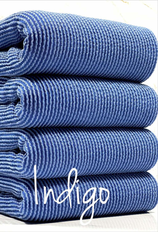 Fabric Indigo Urban Rib