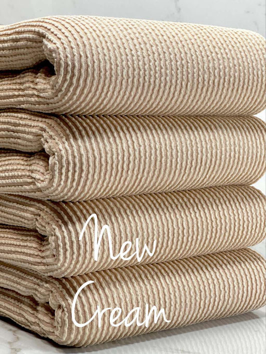 Fabric New Cream Urban Rib