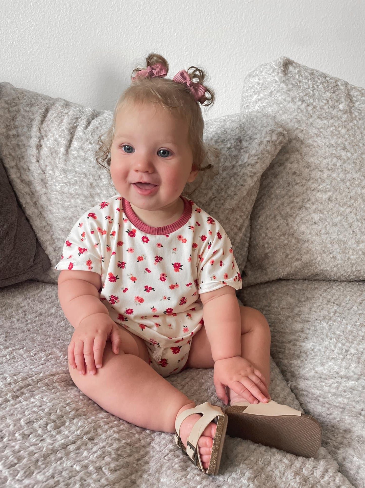 Fabric - Mauve Pink Rib Knit