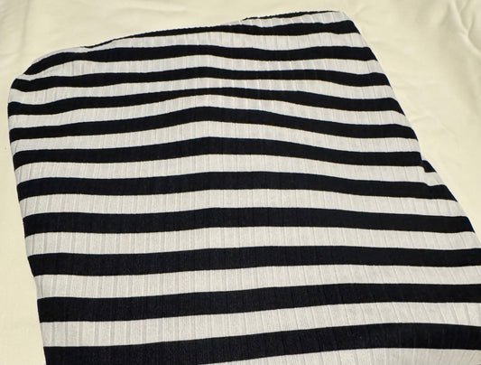 Fabric - b/w stripes