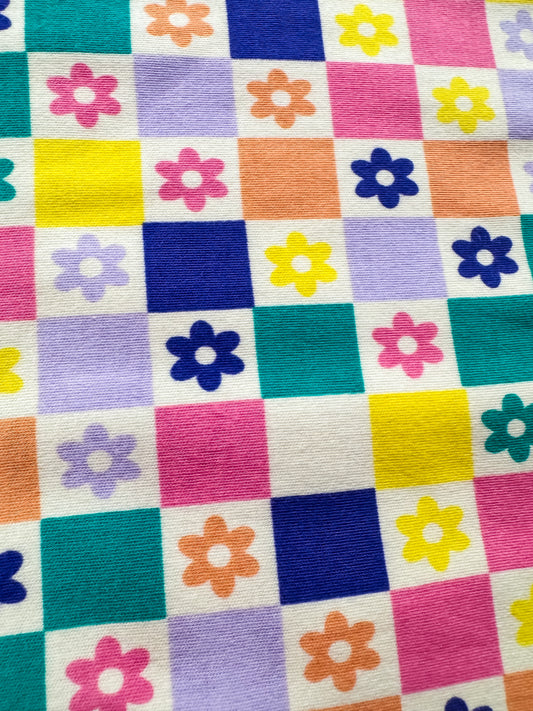 Fabric - Floral Checks