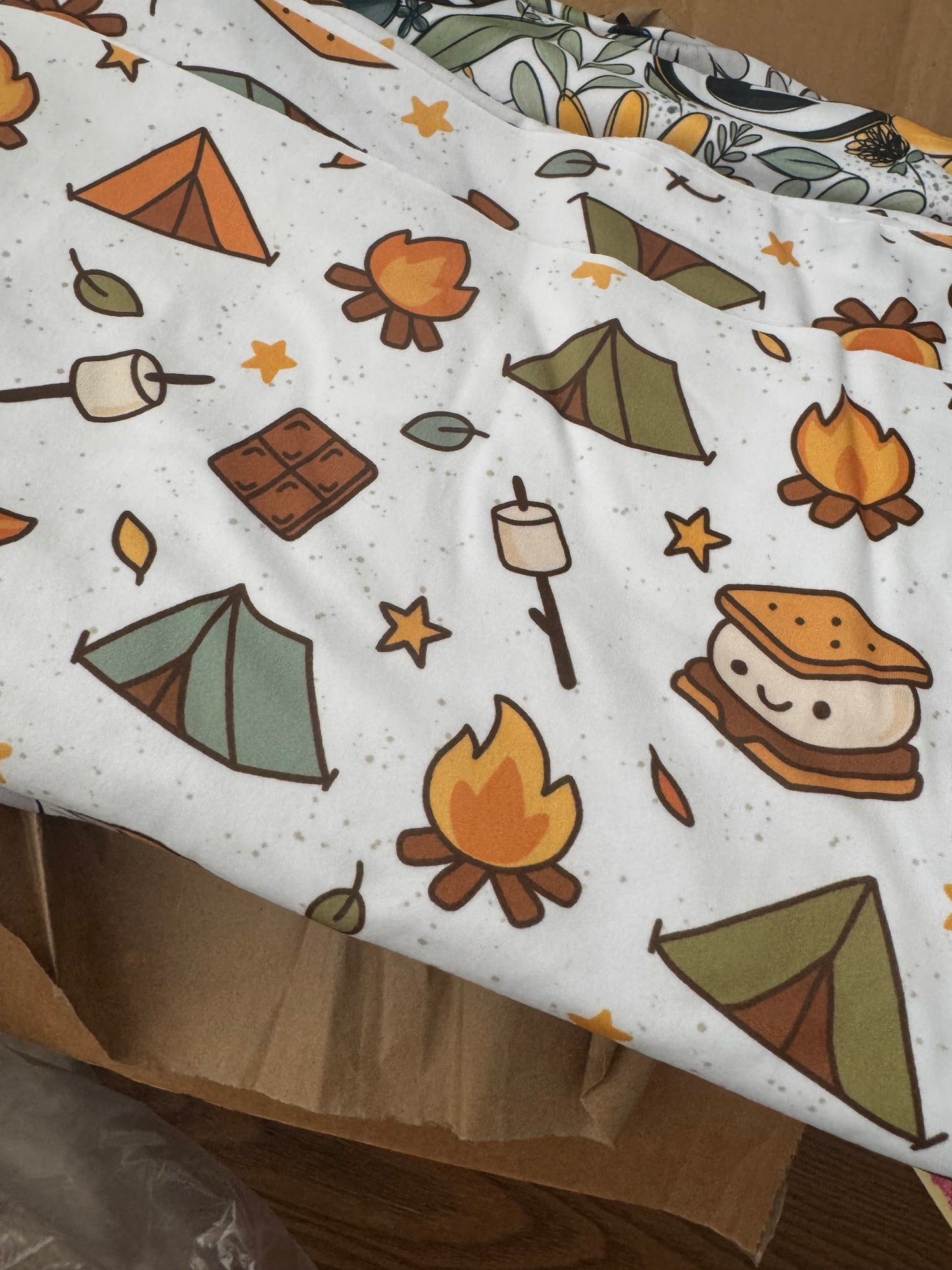 Fabric - campfire s’mores