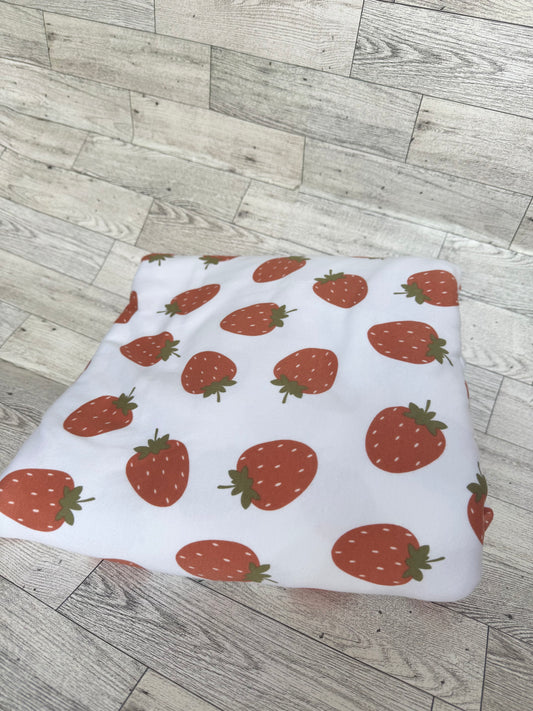 Fabric - muted Strawberries
