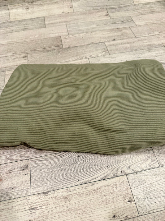 Fabric - Light Green Brushed Rib Knit