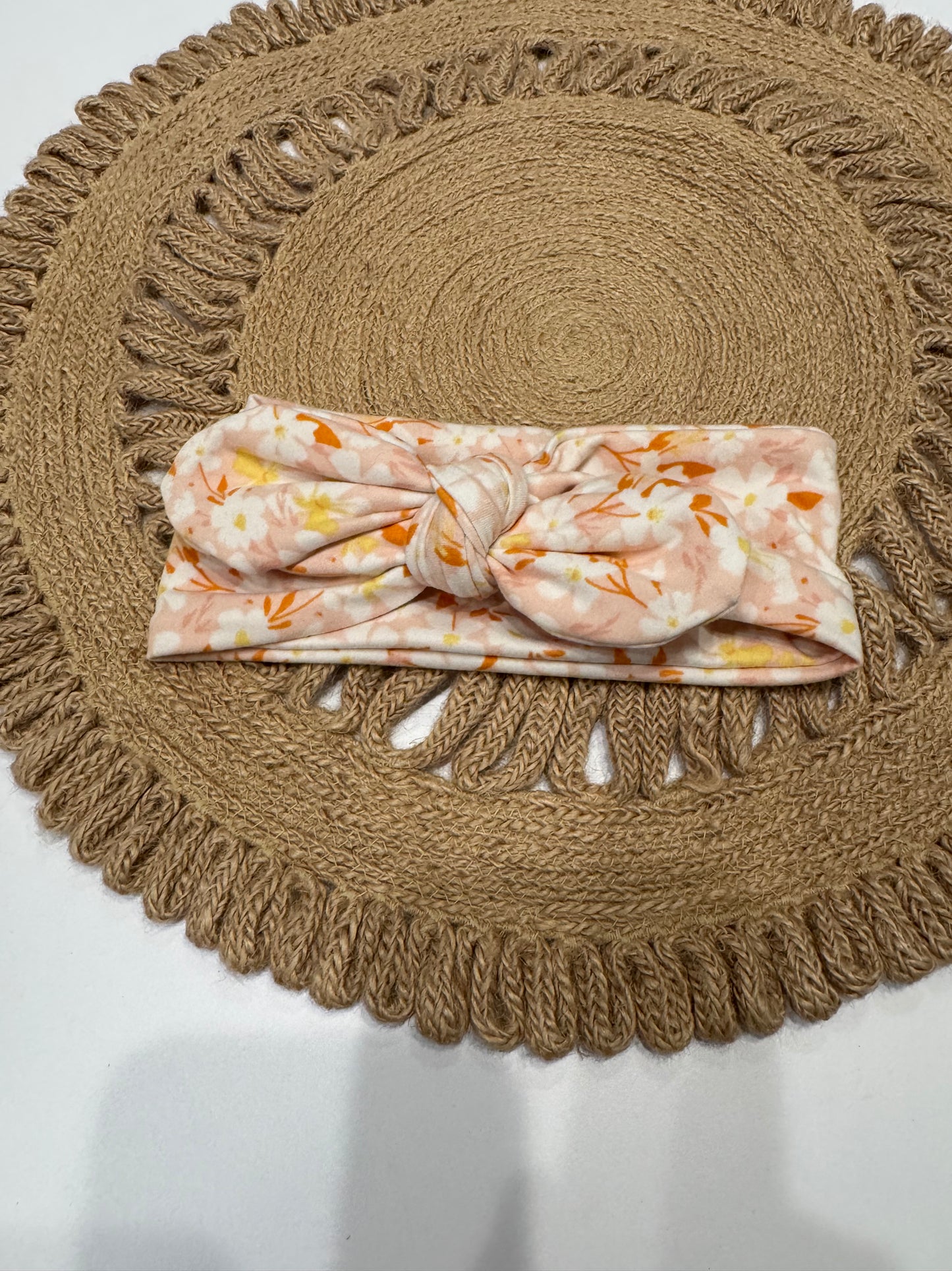 RTS- baby knotted headband 0-12mo