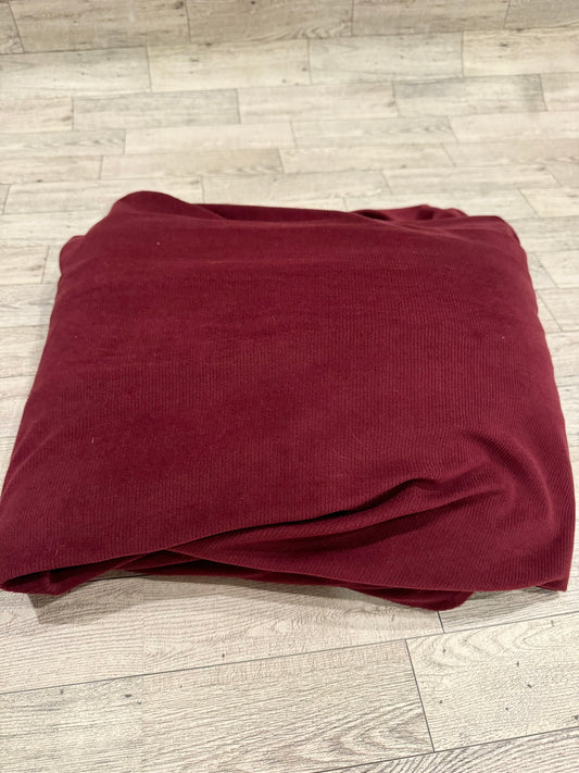 Fabric - Burgundy Stretch Corduroy