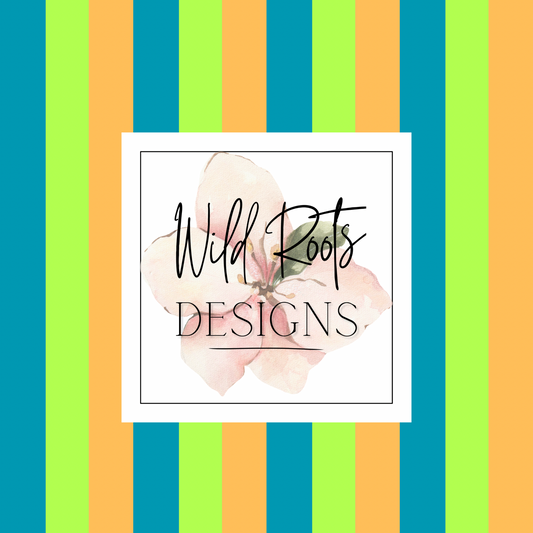 Neon Summer Stripes Seamless File
