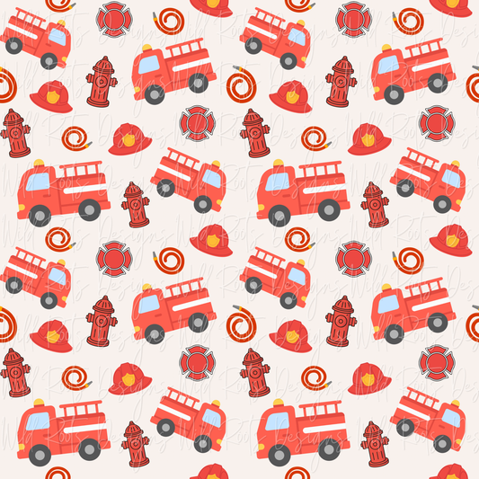 Fire trucks Seamless File