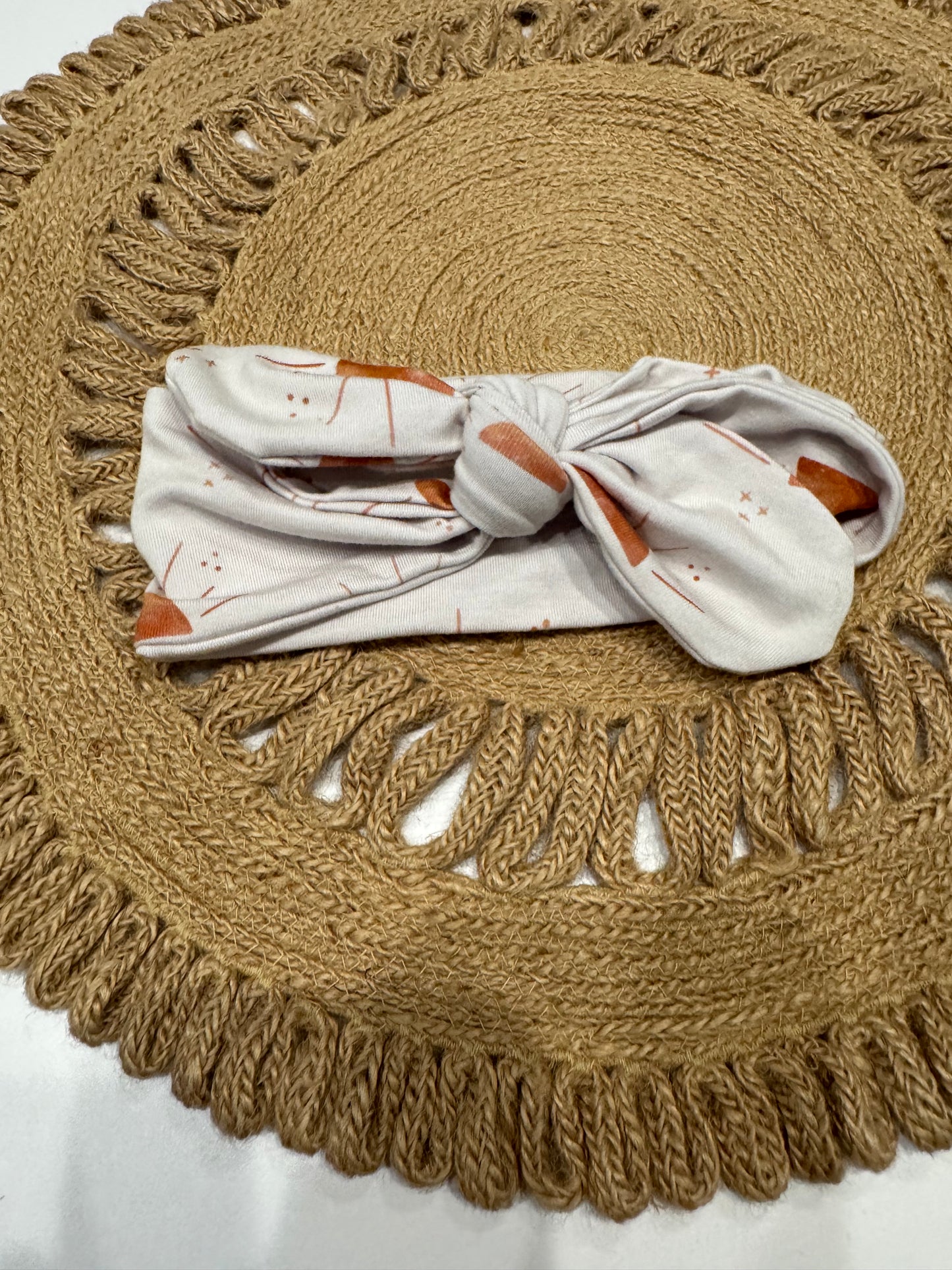 RTS- baby knotted headband 0-12mo