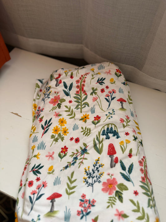 Fabric - Spring Mushroom Floral