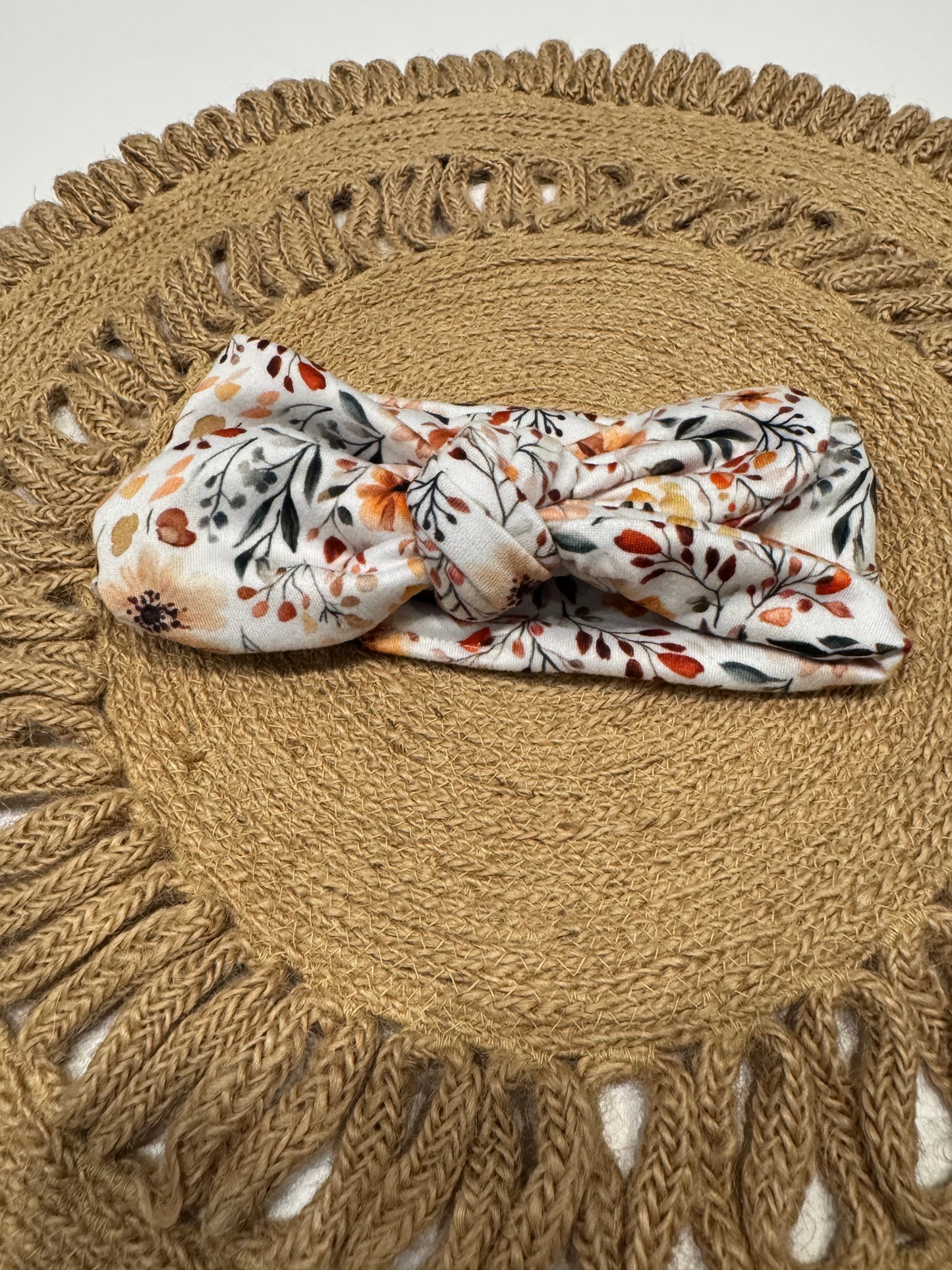 RTS- baby knotted headband 0-12mo