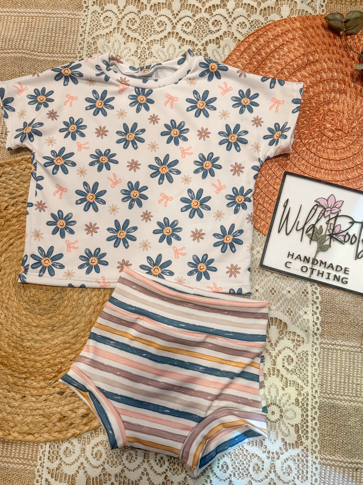 RTS - Boxy Tee + Bummies Set