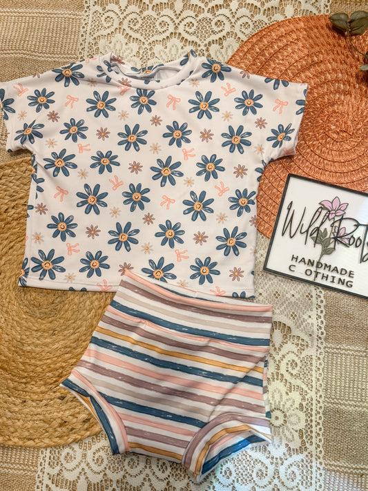 RTS - Boxy Tee + Bummies Set