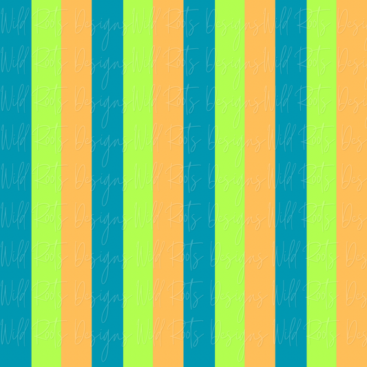 Neon Summer Stripes Seamless File