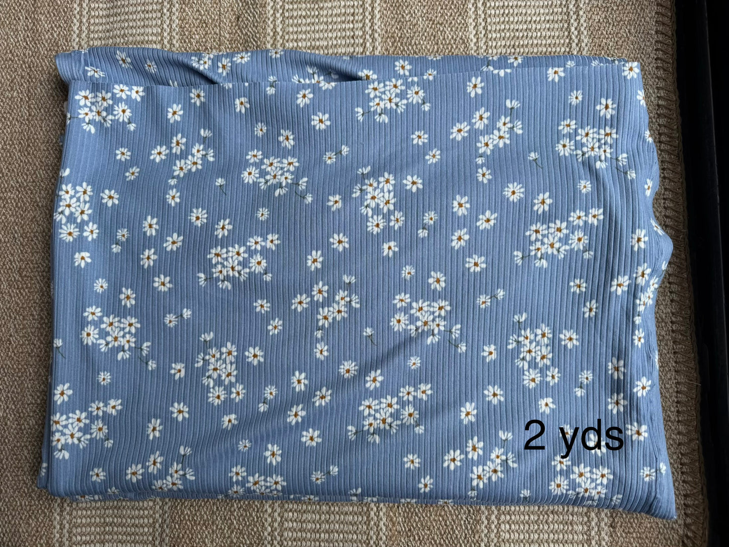 Fabric - blue floral
