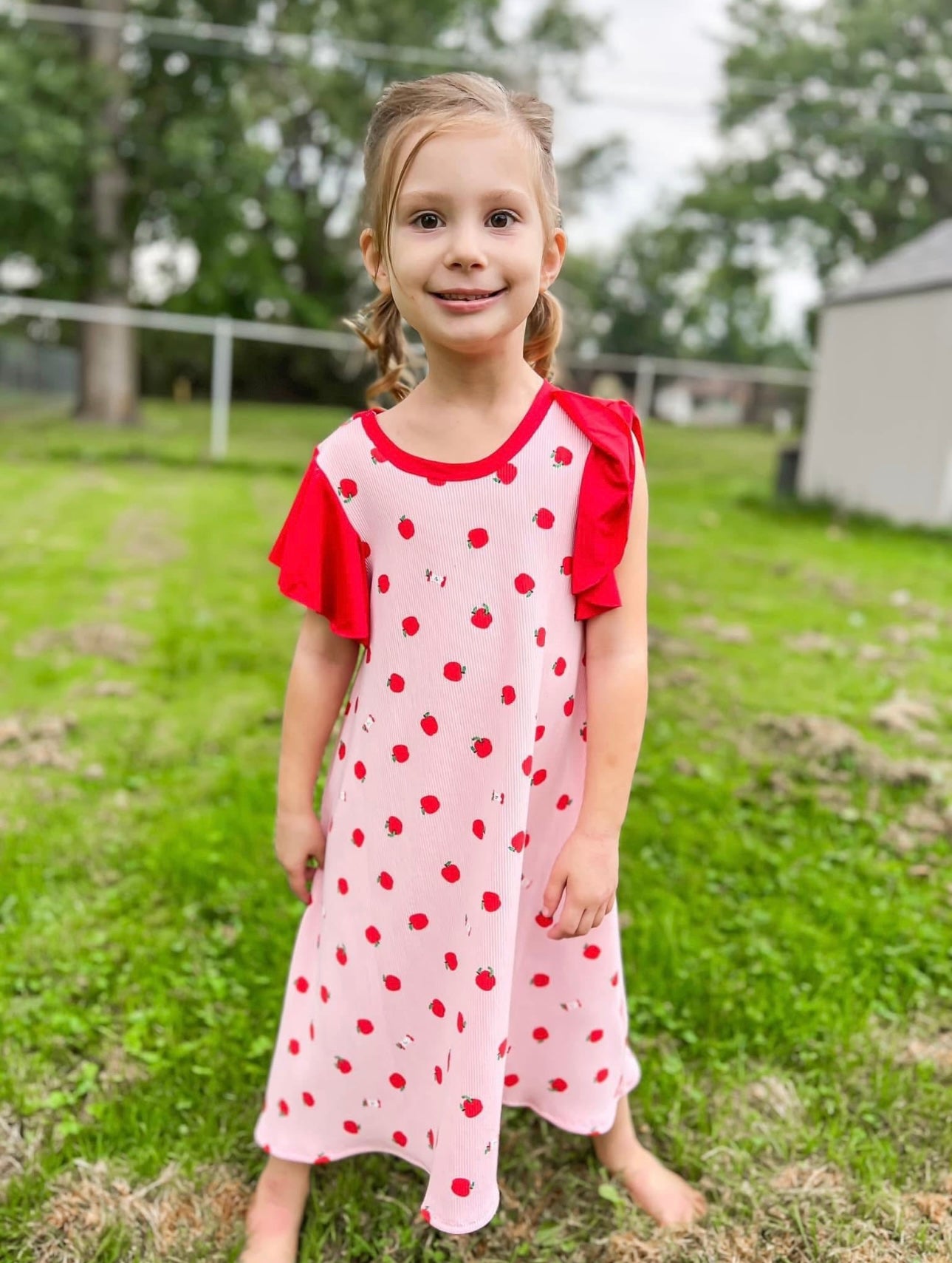 Flutter Sleeve Dress