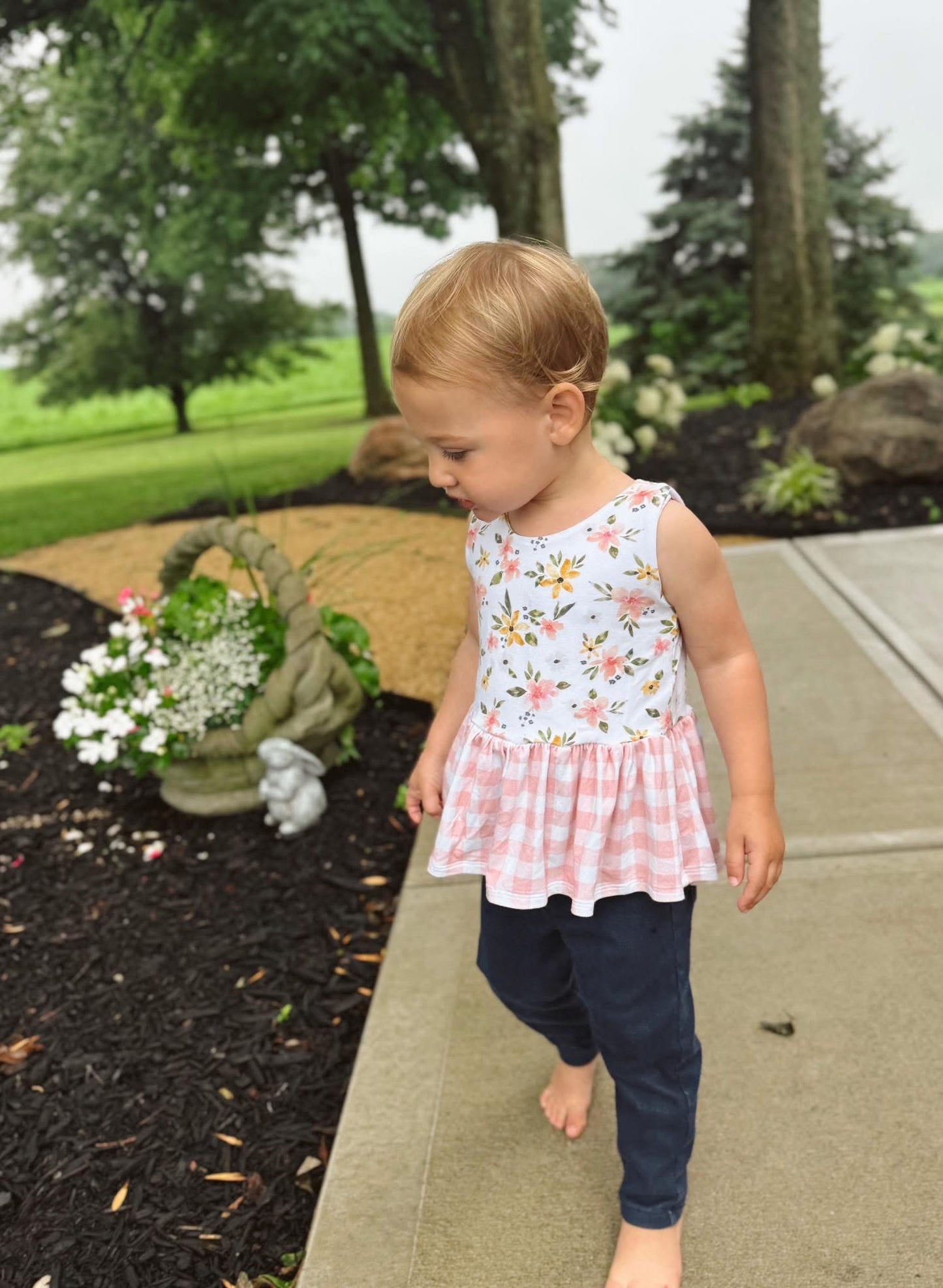 Ruffle Peplum Tank