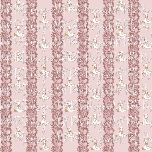 Lace Geese Mauve Seamless File