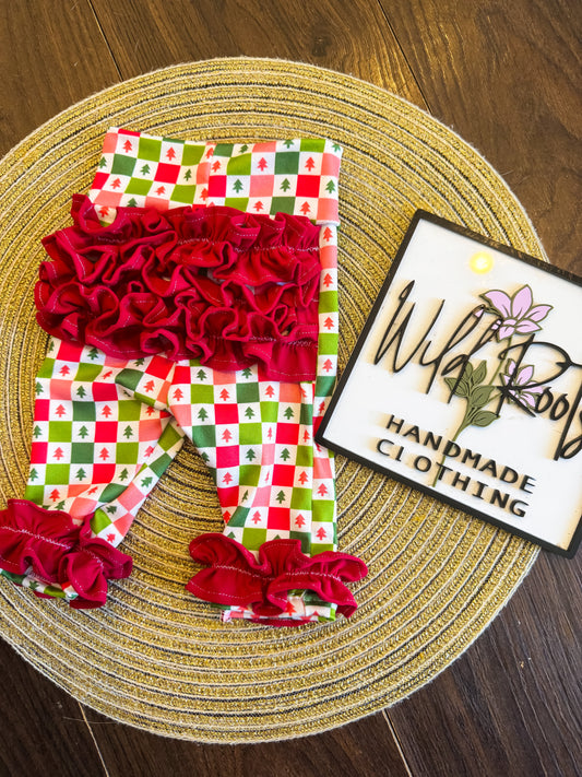 RTS- Merryweather Ruffle Butt Leggings