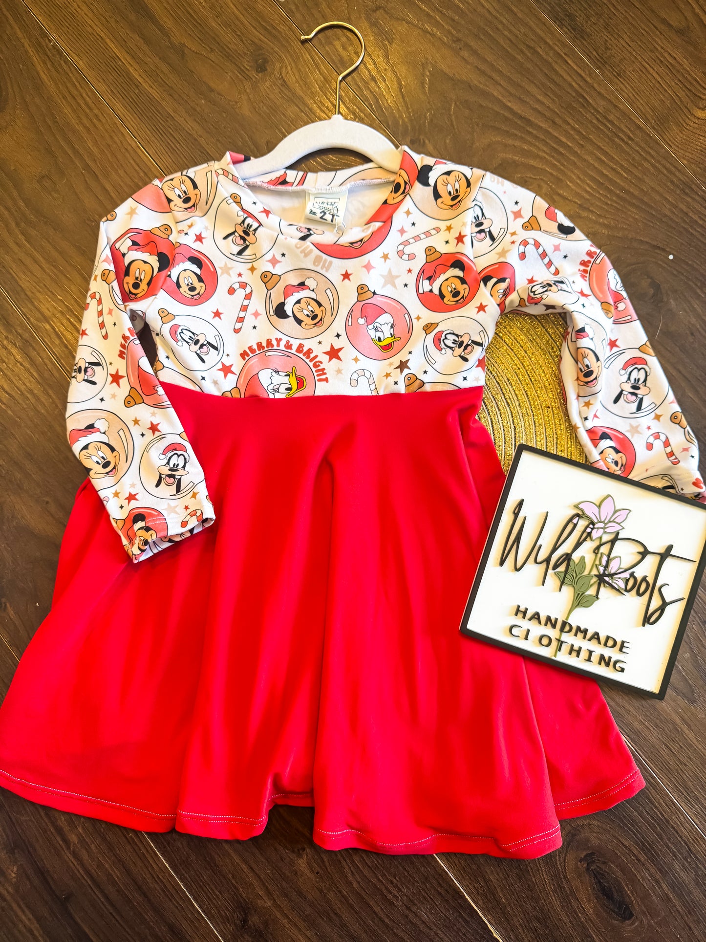 RTS- Ivy dress holiday mouse