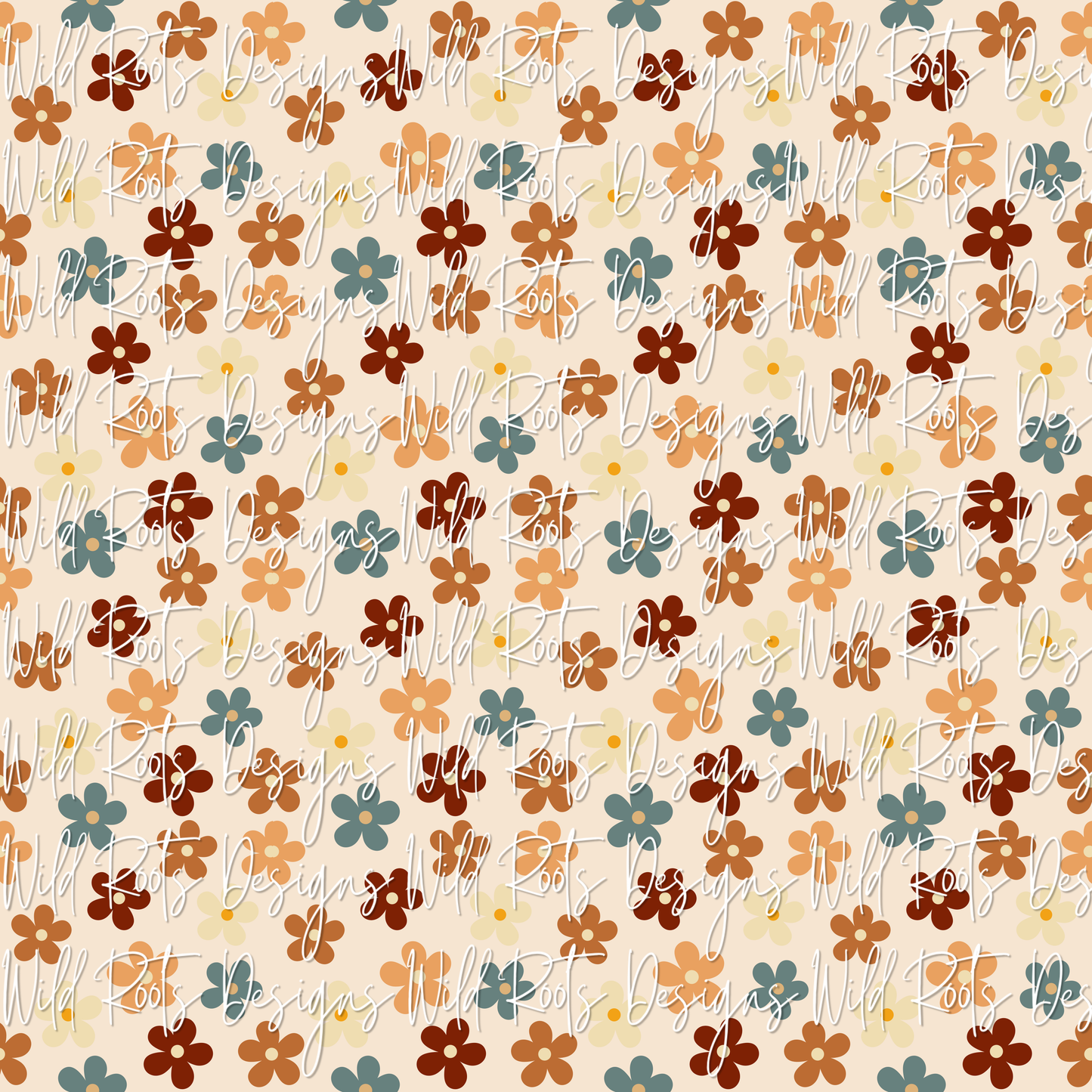 Rusty Floral Seamless File
