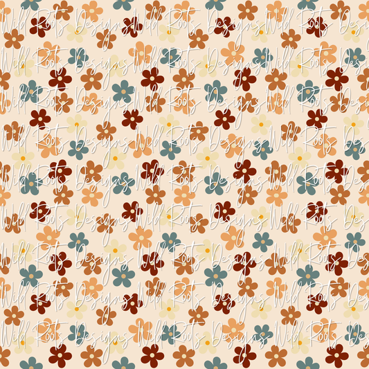 Rusty Floral Seamless File