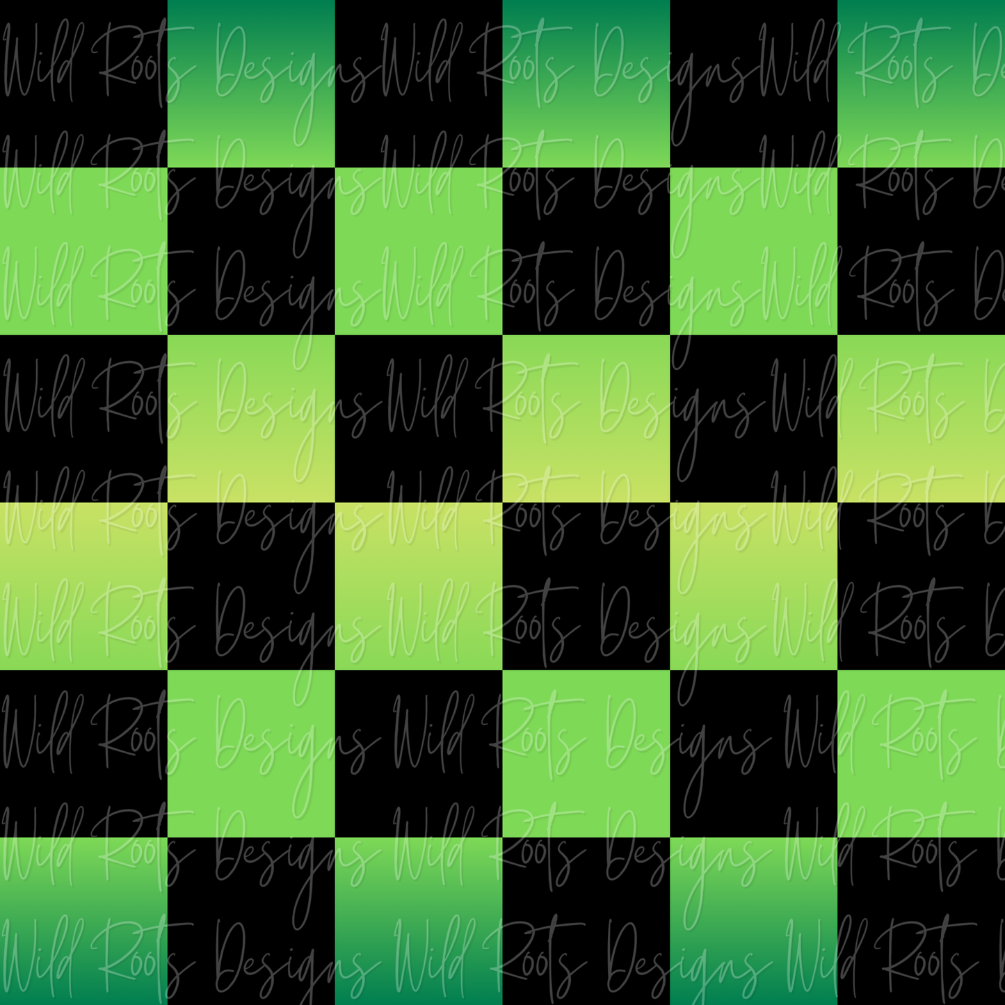 Green Gradient Checkers