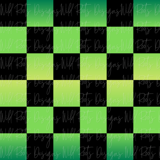 Green Gradient Checkers