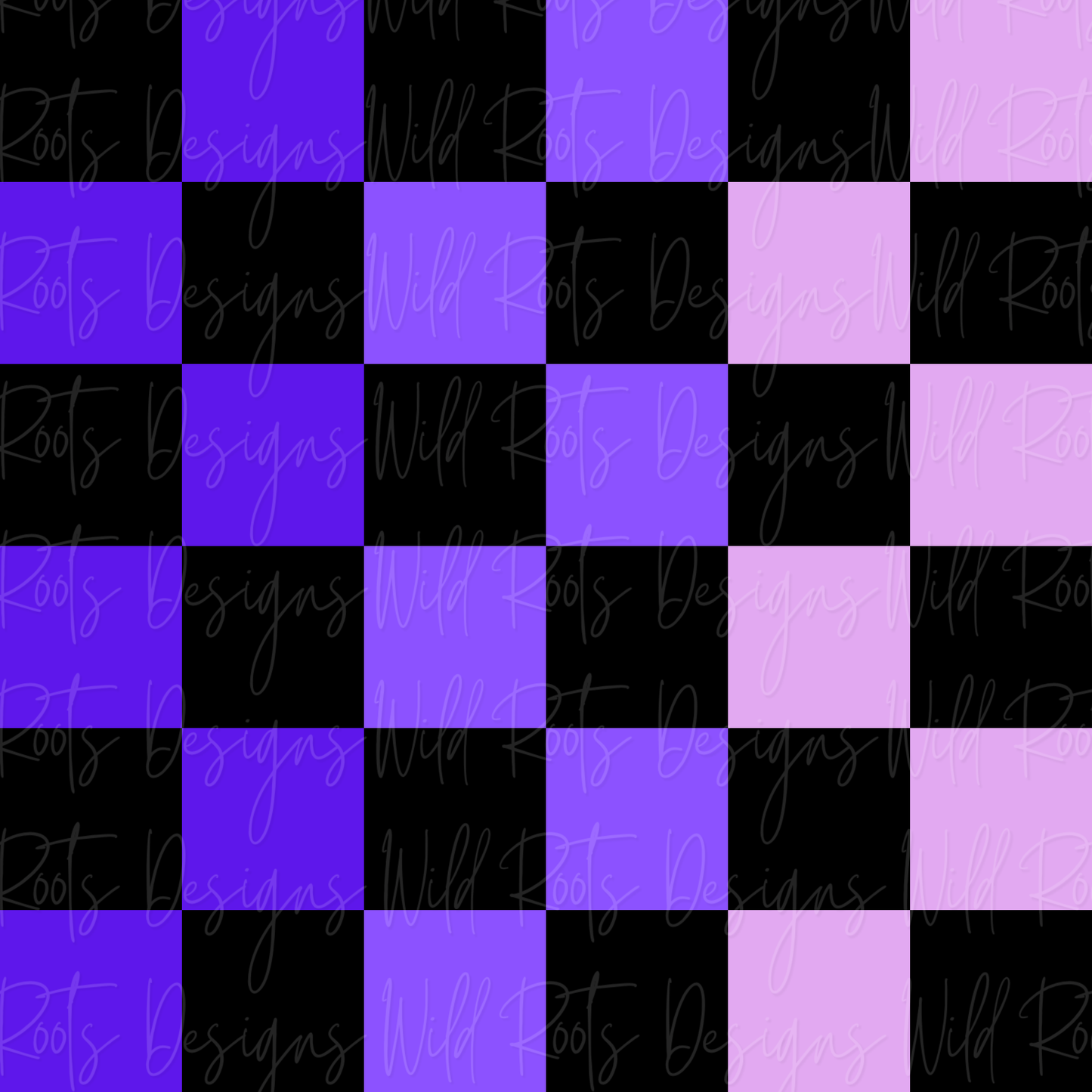 Purple Gradient Checkers