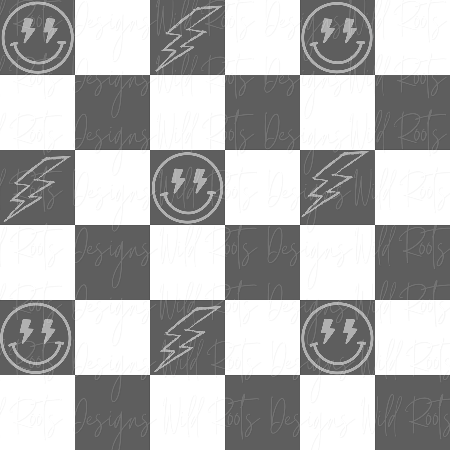 Rad Muted Checkers