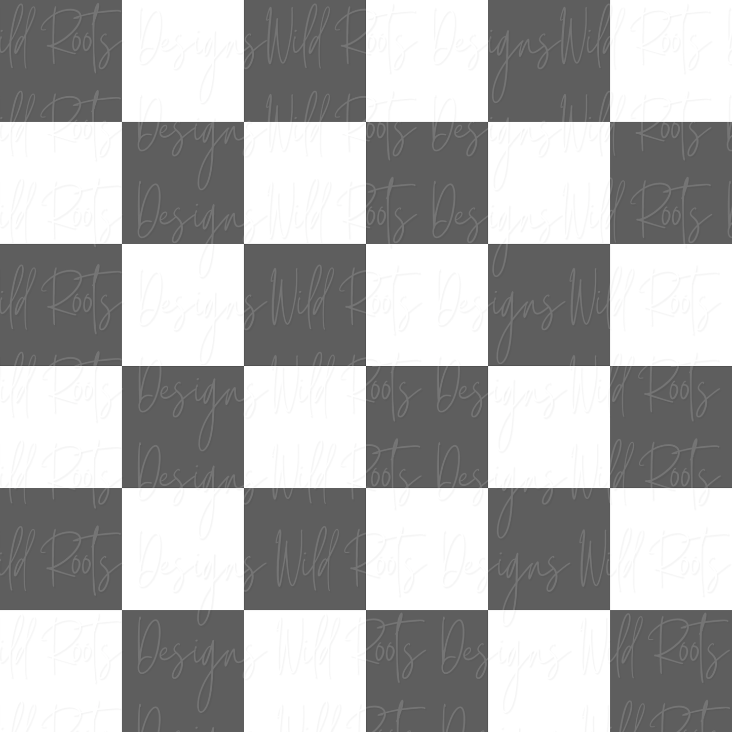Muted Black Checkers