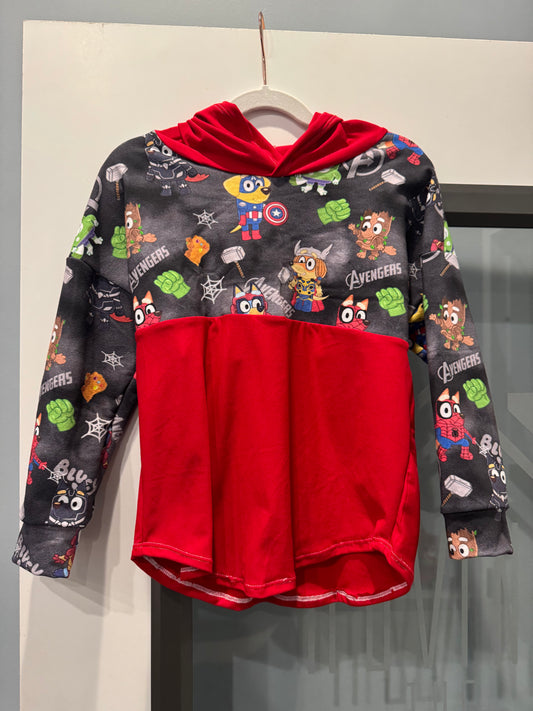 RTS - super hero dogs Leighvi Long Sleeve