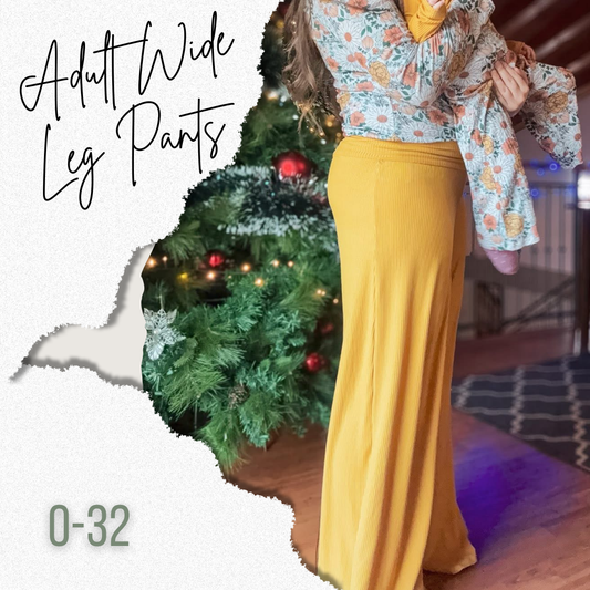 Adult Wide Leg Pants