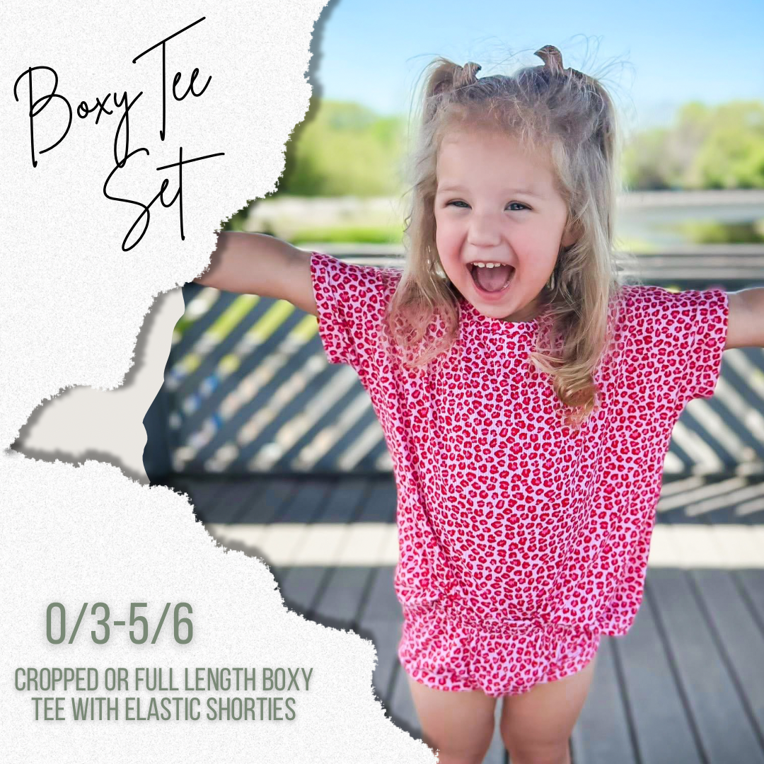 Boxy Tee Set