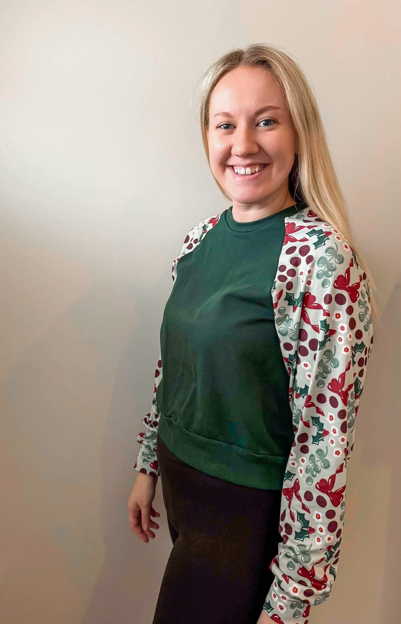Adult Midi Raglan Sweater