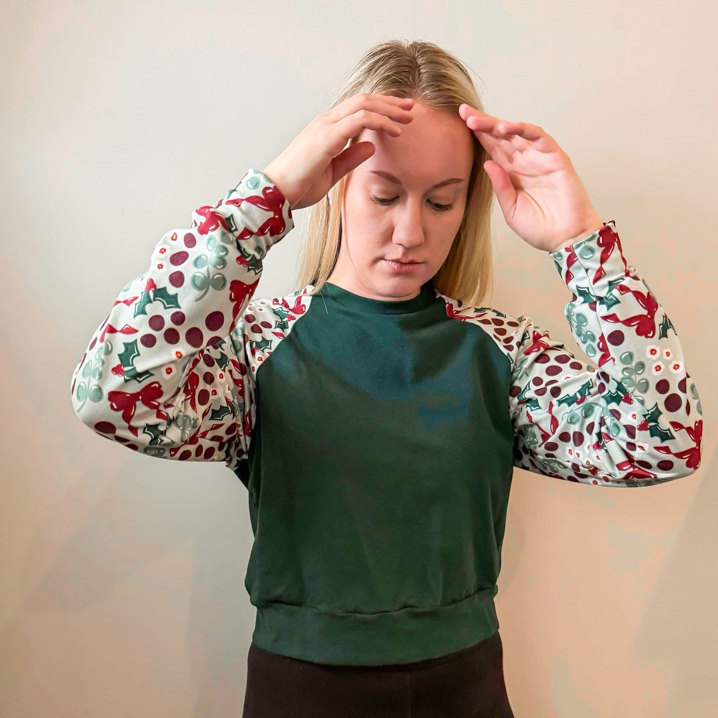 Adult Midi Raglan Sweater
