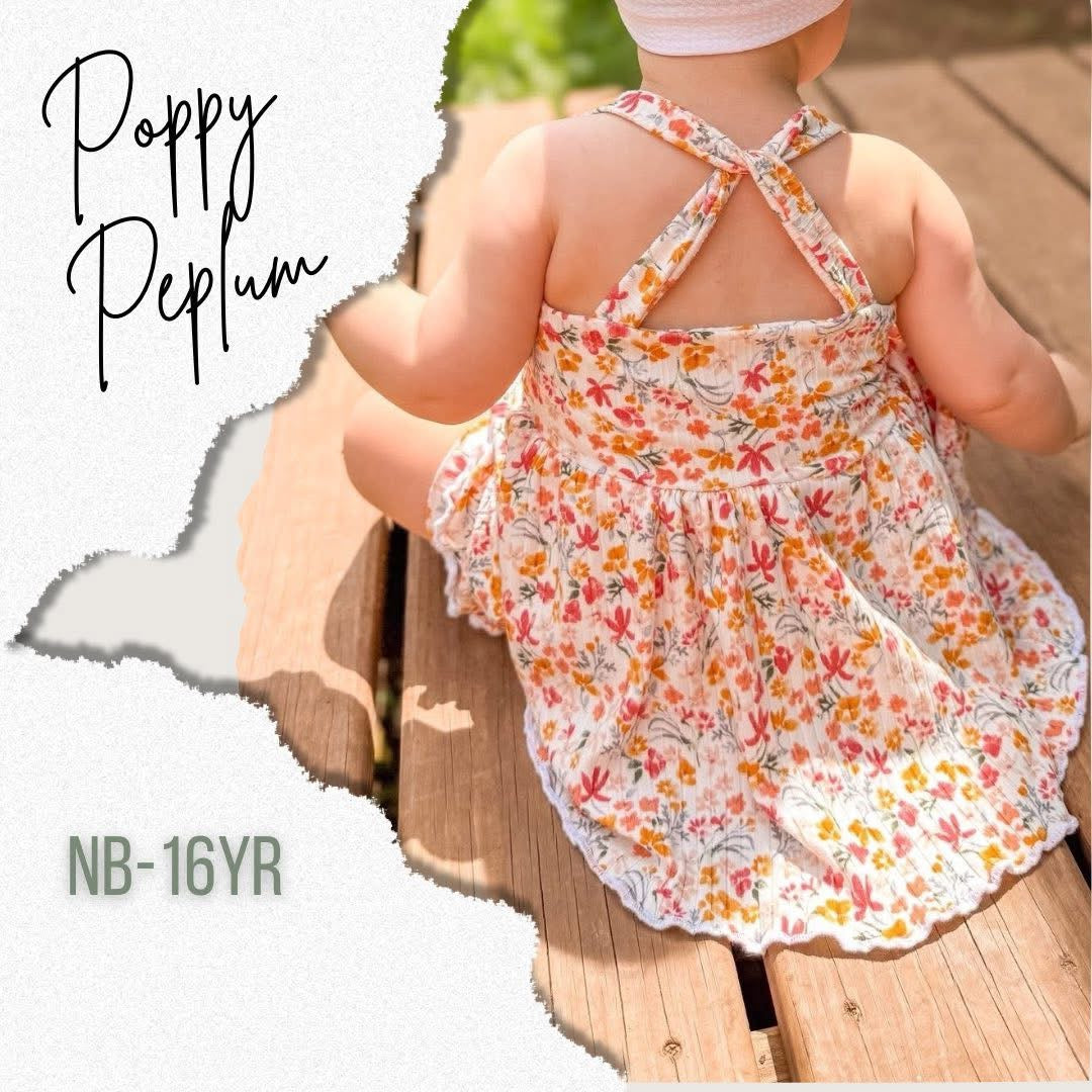 Poppy Peplum