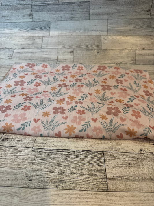 Fabric - pastel floral