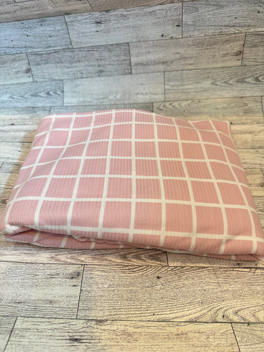 Fabric - pink squares